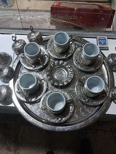 metal borular: Qəhvə dəsti, rəng - Gümüşü, Metal — 3