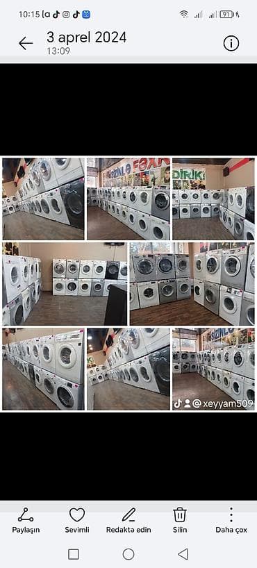 Məhsul: Ön yükləməli paltaryuyan maşınlar (geniş model seçimi)