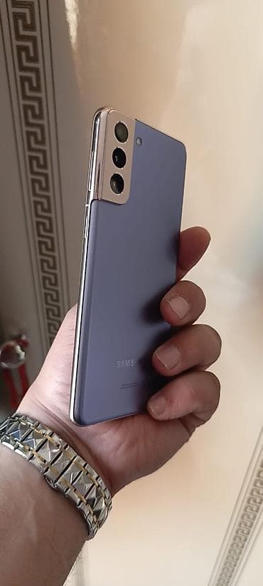 Компьютеры, ноутбуки и планшеты: Samsung Galaxy S21, цвет - Фиолетовый — 2