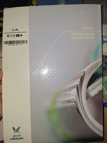 Хозтовары: Edebiyyat kitablari movcuddur — 2