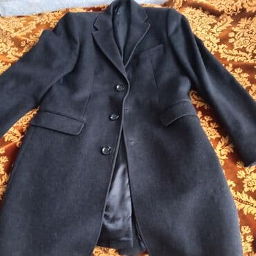 kişi dəri godəkcə: Jakamen kişi palto - Rəng: qara - Kəsim: klassik, dizə qədər uzunluq — 2