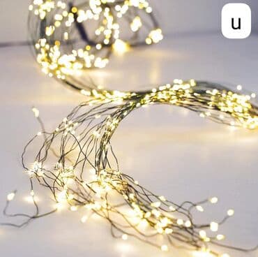 светодиодная бегущая строка: Məftil işıq Yolka və ya dekor üçün istifadə olunur 220 woltla işləyir — 9