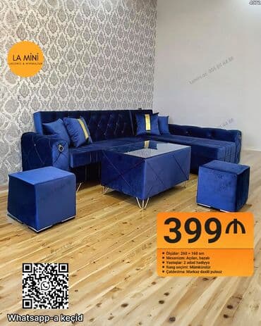 Künc divan, Qonaq otağı üçün, Açılan