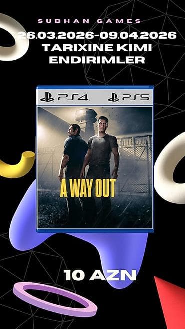 playstation 5 в баку: PS4/PS5 oyunları – endirimli Tarix: 26.03.2026–09.04.2026 (Subhan — 8