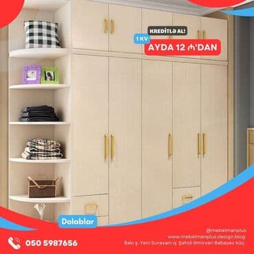 metbex şkafı: Modern dolablar KREDİTLƏ Dolabları indi kreditlə əldə, edə — 1