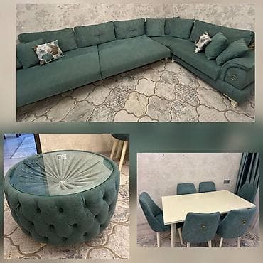 Lale2Endirim edildi❌ Divan,pufik ve masa desti birge 1300 azn Kocle