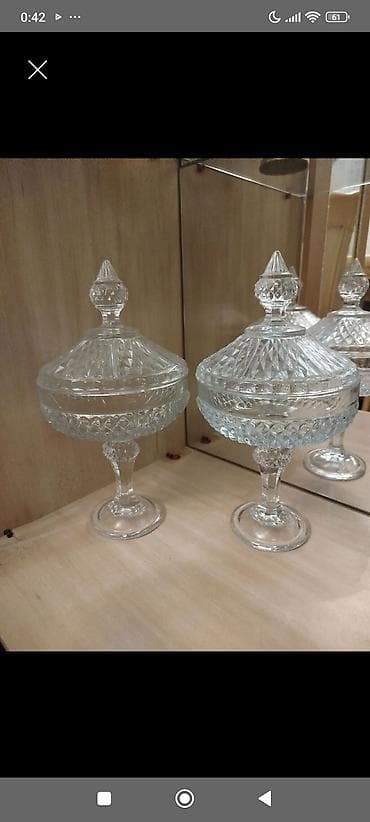 konfet qabl: 2ədəd konfet,şirniyyat qabı. uzunluğu 30sm eni15 sm gözəl görünüşü — 1