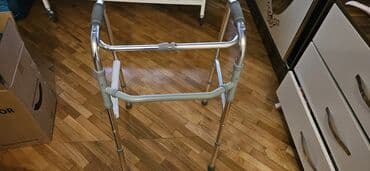 костыли на прокат: Yüngül və möhkəm gəzinti çərçivəsi (walker) - Material — 2