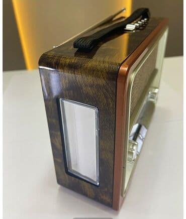 fləşkart qiymətləri: Nostalji görünüşlü səs gücləndirici Fm radio Bluetooth USB flashkart — 2