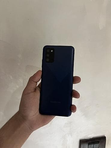 düymeli telefon: Samsung Galaxy A02 S, 32 GB, rəng - Göy, İki sim kartlı — 8