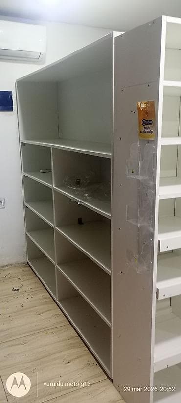 QİYMƏT:RAZILAŞMA YOLU İLƏ!!!Mağaza üçün ikiüzlü vitrin rəf sistemi