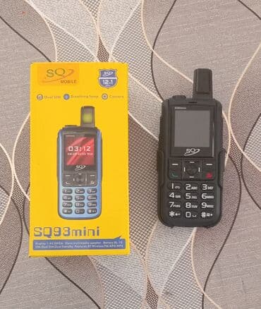 Digər mobil telefonlar: SQ93 Mini mobil telefon qara rəngdə, yığcam dizayna malikdir və — 1