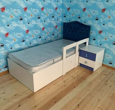 islenmis carpayilar: Yeni, Təknəfərlik çarpayı, Bazalı, Matras ilə, Siyirməsiz, Azərbaycan — 2