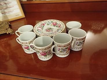 tiens çay: Çay dəsti, rəng - Ağ, Farfor — 1