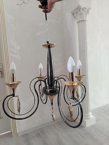 cıraq: Çılçıraq, 5 lampa, Metal — 2