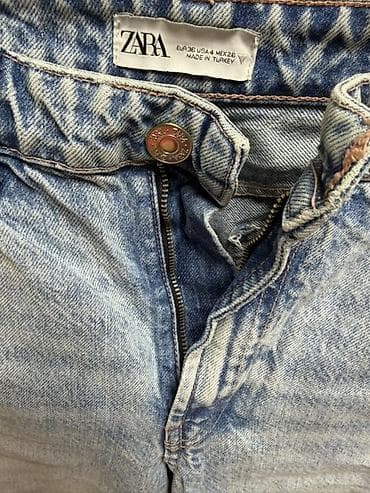 jeans: Cinslər, Zara, S, rəng - Mavi — 2
