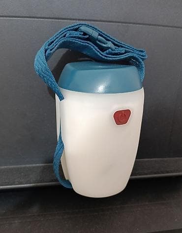 Lampa Decathlon Quechua Ağ və qırmızı rənglər, ağ 2 gücdə. Kamp və