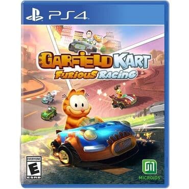 Ps4 üçün garfield kart oyun diski. garfieldkart