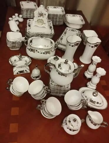 cex fara: Nahar dəsti, rəng - Ağ, Farfor, 12 nəfərlik — 8