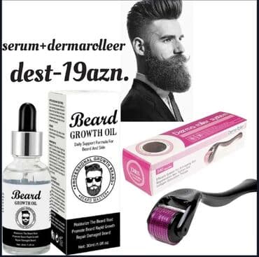 BEARD OIL mecun saqqal cxardan serum Tokulmeni dayandirir seyrekliyi