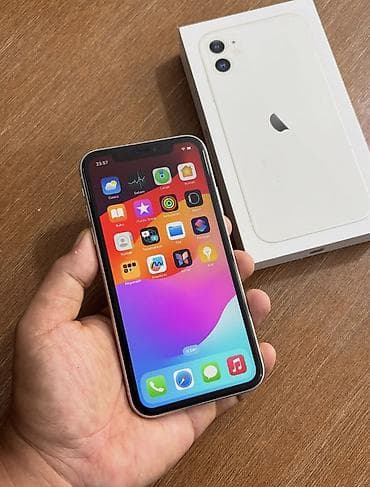 IPhone 11, 128 GB, Ağ, Simsiz şarj, Sənədlərlə, Zəmanət — 6