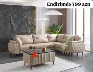 дачная мебель в баку: Угловой диван, Новый, С подъемным механизмом, Бесплатная доставка в черте города — 2