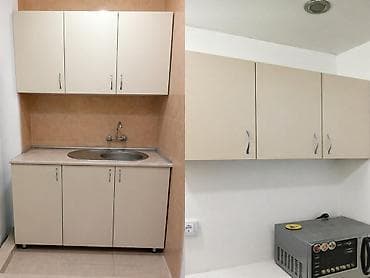 Mətbəx dolabı dəsti - Rəng: açıq bej - Üst modul: 3 qapılı asma lalafo.az -da Mətbəx dolabı dəsti - Rəng: açıq bej - Üst modul: 3 qapılı asma