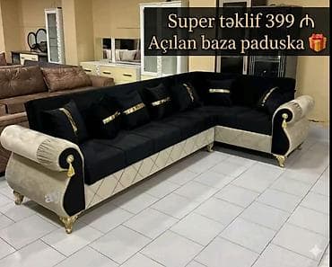 divan dəst: Künc divan, Yeni, Açılan, Bazalı, Parça — 2