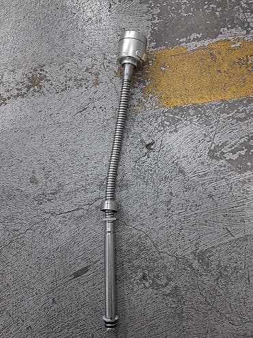 boydan guzgu: Metal spiral çevik borulu kran uzadıcı başlıq - Material: paslanmayan — 1