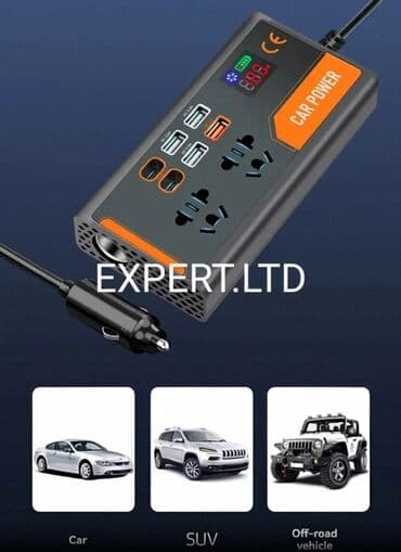 зарядное устройство для автомобильного аккумулятора в баку: Yeni Inverter, 300-700 Vt, 12 - 220 volt, Ünvandan götürmə, Ödənişli çatdırılma, Rayonlara çatdırılma — 8