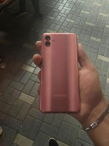 iphone 7s plus: Samsung Galaxy A04, 256 GB, rəng - Çəhrayı, Sensor, Barmaq izi, Face ID — 2