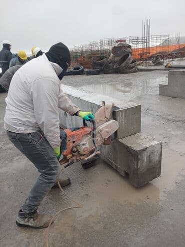 Paltar tikişi: Beton kəsmə xidməti - Peşəkar avadanlıqla dəqiq və səliqəli beton — 2