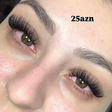 Обучение, курсы: Xidmət: Kirpik uzatma (volume/klassik effekt) - Təbii kirpiklərə — 1