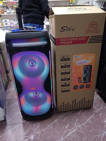 tv box smart: Yeni Audio Pro Kolonka, Növ - Bluetooth, rəng - Qara — 3