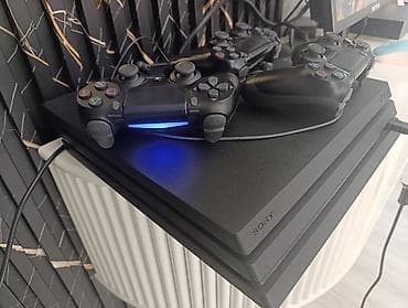televizor kreditle satisi: Sony PlayStation 4 Pro (PS4 Pro) oyun konsolu Ps plus hesabı hədiyyə — 1