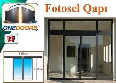 avtomatikdir: Fotosel Qapı OND-100 Bu qapıların üstün cəhətlərı : ✅ səssiz açılıb — 1