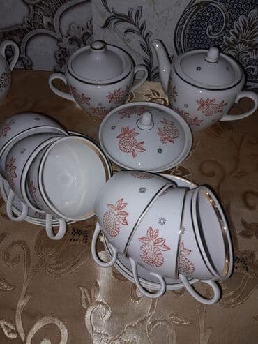 Çay dəsti, 6 nəfərlik, SSRİ