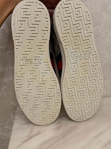 Gucci Ace kişi/kadın krossovkaları - Model: Gucci Ace - Material: GG — 3