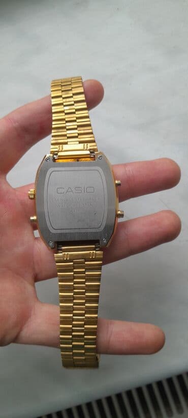 İşlənmiş, Qol saatı, Casio, rəng - Qızılı