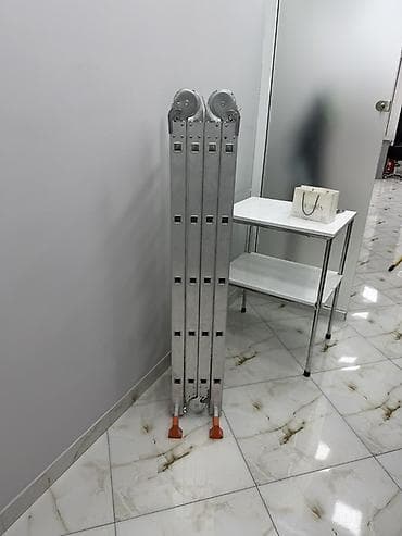 ev ucun nerdivan: Alüminium çoxfunksiyalı qatlanan nərdivan - Material: yüngül və — 3