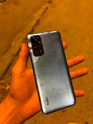islenmis sobalar: Redmi Note 11S, 128 GB, rəng - Göy, Sensor, Barmaq izi, İki sim kartlı — 2