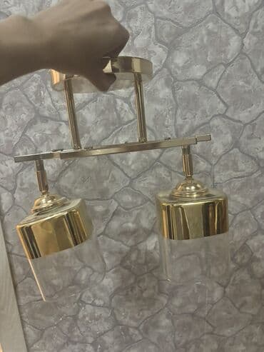 yolka online satis: Çılçıraq, 2 lampa, Metal — 1