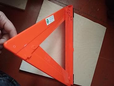 Avtomobil satışı: Toyota brendli yol xəbərdarlıq üçbucağı - Rəng: parlaq narıncı — 3