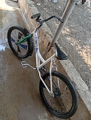qara canta: BMX tərzli uşaq/yeniyetmə velosipedi - Çərçivə: polad, ağ rəngdə — 4
