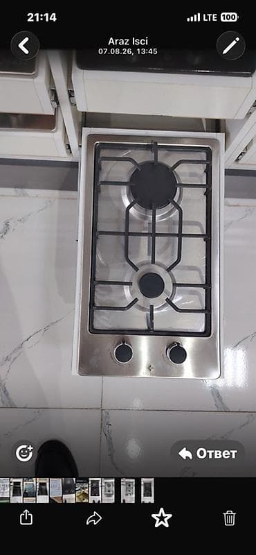ucuz sobalar: Quraşdırılan 2 gözlü qaz plitəsi – Ezel Haus - Panel: paslanmayan — 1