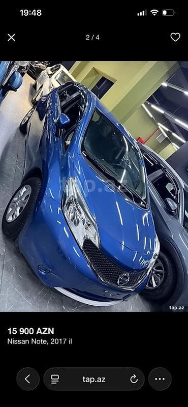 Nissan Note, 2017 il Qiymət: 15 900 AZN Mühərrik və ötürmə: - — 1