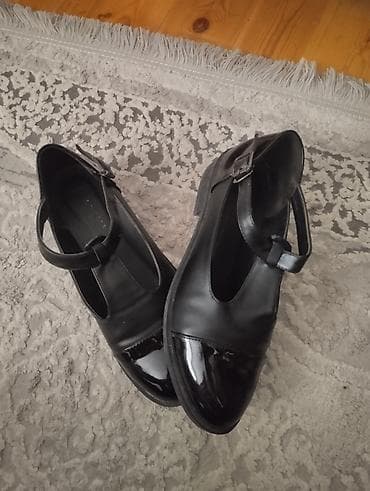 Kişi ayaqqabıları: Ölçü: 38, rəng - Qara, İşlənmiş — 2