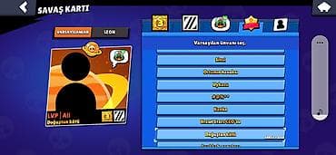 oyun disk: Brawl Stars hesabı – yüksək səviyyəli profil - Kupa yolu: 52,664 (ən — 4