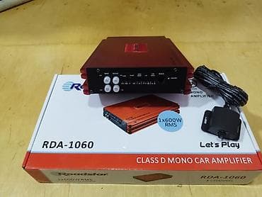 ses güclendirici: Roadstar RDA-1060 — Class D mono avtomobil gücləndiricisi Əsas — 3