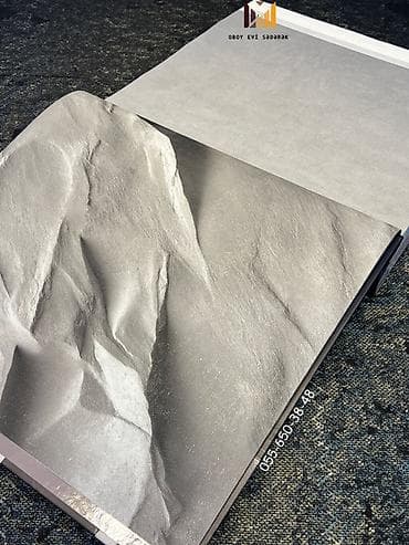 kubik daş: Dekorativ divar kağızı kataloqu – daş teksturası və monoxrom səthlər — 2